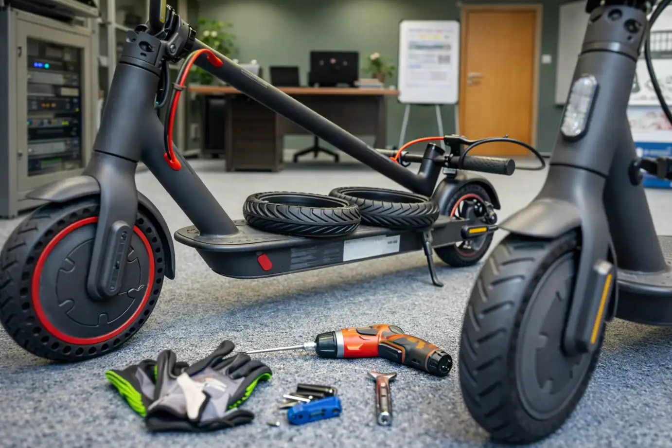 Servis elektrických kolobežiek – nástroje a oprava