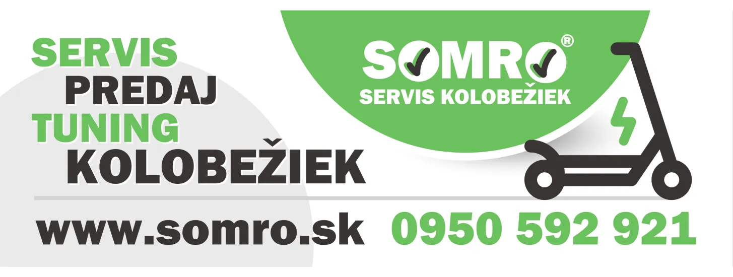 Servis elektrických kolobežiek Somro v meste Trnava